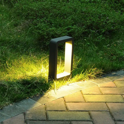 LZINA™ | 15W LED garden light: aluminum post lamp for outdoor courtyard, villa landscape lighting
