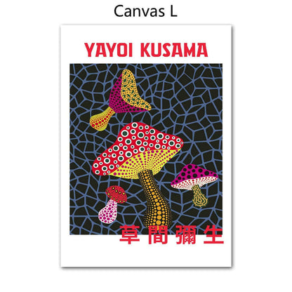 LZINA™ | Yayoi Kusama Abstract Premium Poster