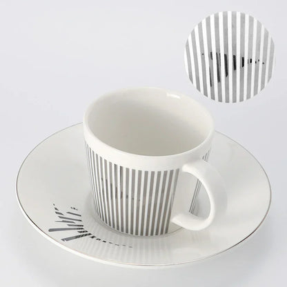 BowLift | Creative dynamic SLR cup Leopard anamorphic zebra cup Luycho coffee tea cup set with coaster 90ml-225ml