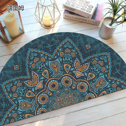 BowLift | Bohemian non-slip semicircular doormat