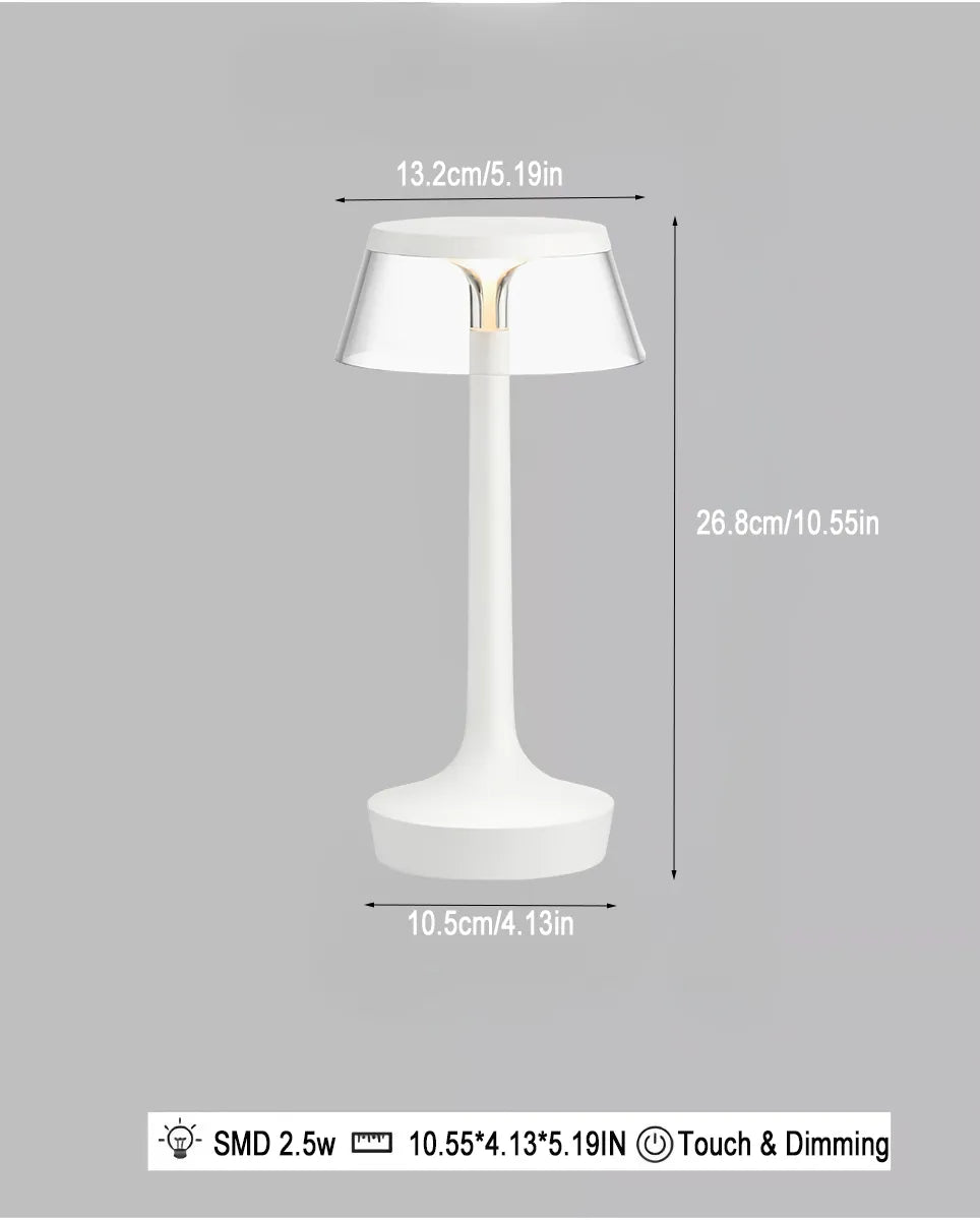 BowLift Crystal™ Touch Lamp — Sleek, Responsive Lighting at Your Fingertips