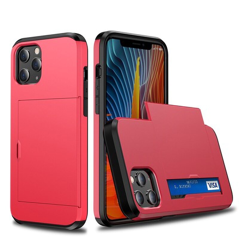 LZINA™ | Business Armor Slide Wallet iPhone Case