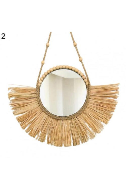 Straw Hat Style Mirror | Bowlift