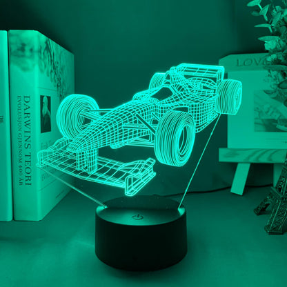 BowLift Formula 1: 3D Illusion Lamp with Color Mode