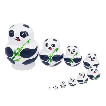 BowLift | 10 pieces/set wooden Russian matryoshka dolls