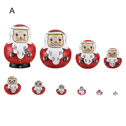 BowLift | 10 pieces/set wooden Russian matryoshka dolls