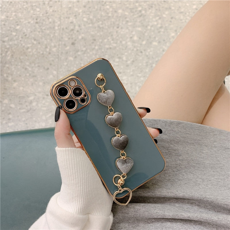 BowLift | Precious Metal Heart iPhone Case