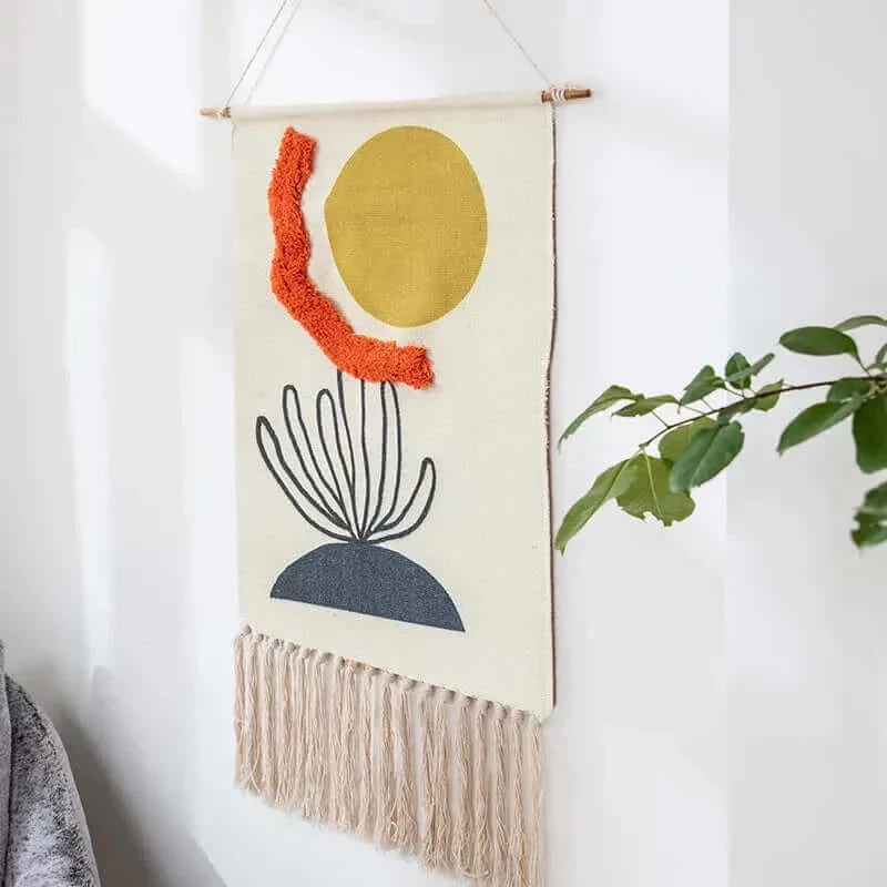 LZINA™ | Macrame Hanging Cotton Rug