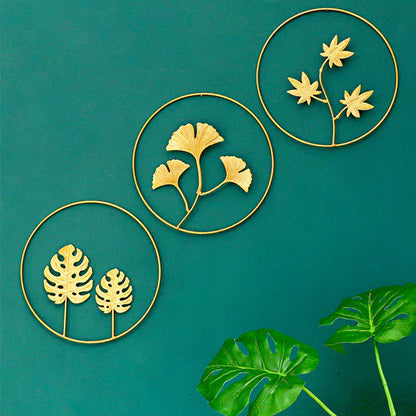 LZINA™ | LuxiLeaf - Golden Wall Decoration
