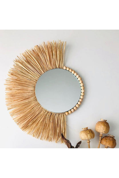 Straw Hat Style Mirror | Bowlift