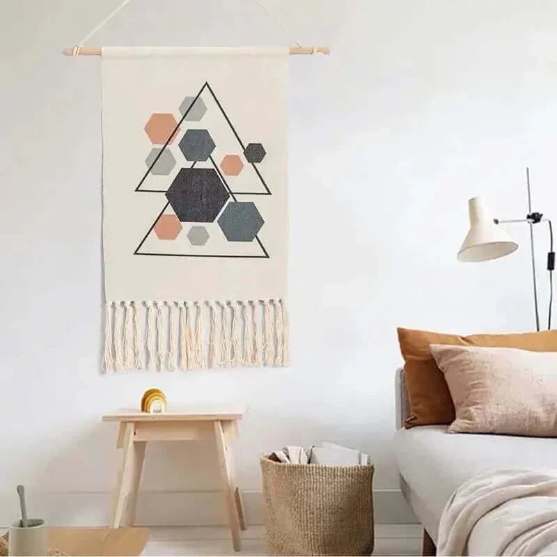 LZINA™ | Macrame Hanging Cotton Rug