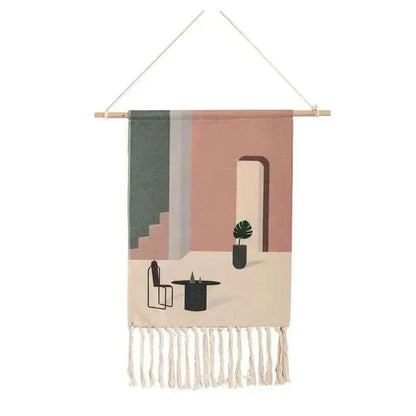 LZINA™ | Macrame Hanging Cotton Rug
