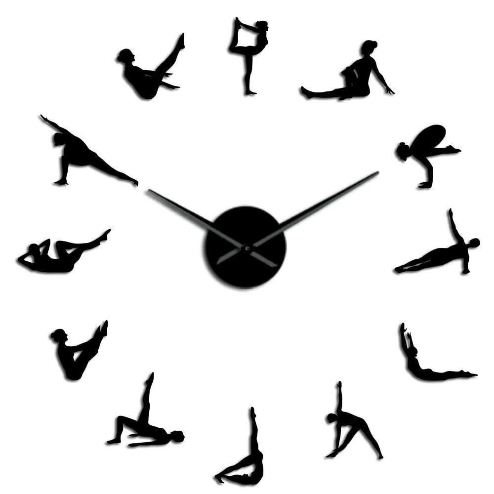 LZINA™ | Pilates Poses DIY Wall Clock