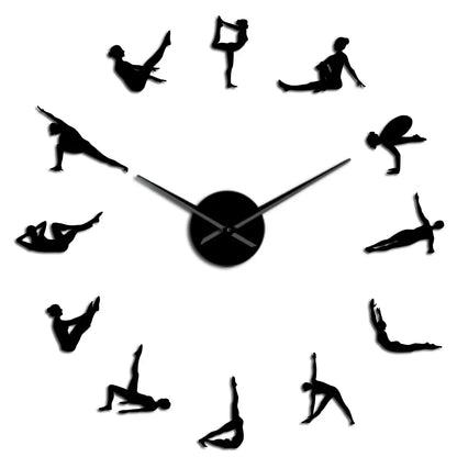 LZINA™ | Pilates Poses DIY Wall Clock