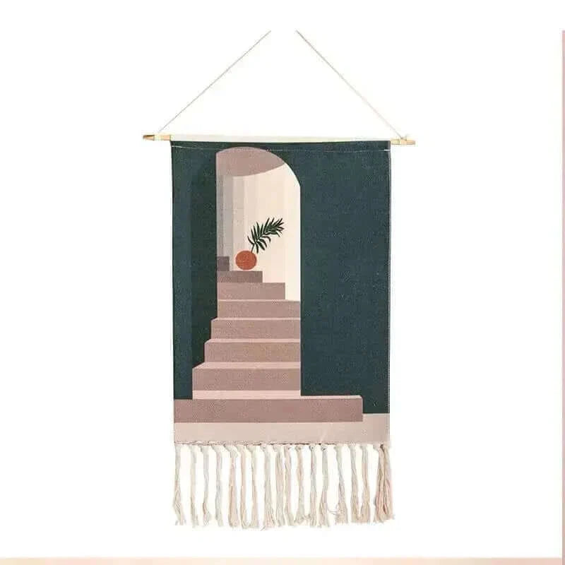 LZINA™ | Macrame Hanging Cotton Rug