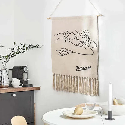 LZINA™ | Macrame Hanging Cotton Rug