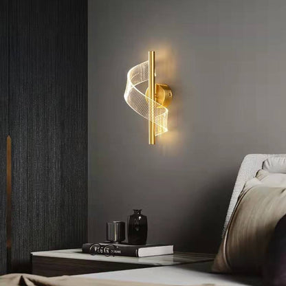 BowLift Luxury Glass Wall Lamp with Candle Holder – Elegant Glass Wall Sconce for Ambient Lighting