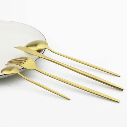 BowLift | High-Quality Stainless Steel Cutlery Set for 6 People - Elegant Cutlery Collection