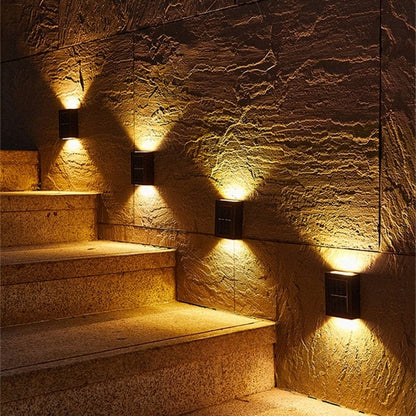 LZINA™ | Solar-powered terrace wall light