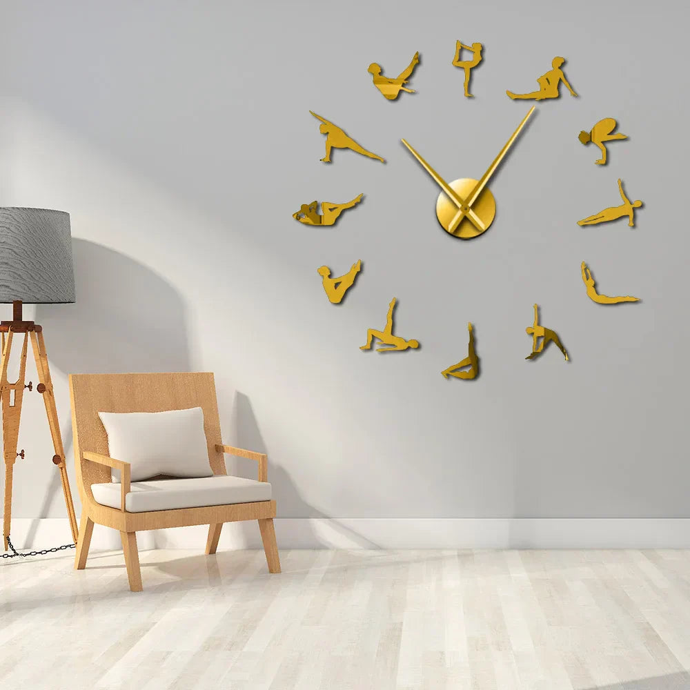 LZINA™ | Pilates Poses DIY Wall Clock