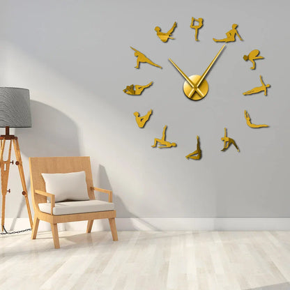 LZINA™ | Pilates Poses DIY Wall Clock
