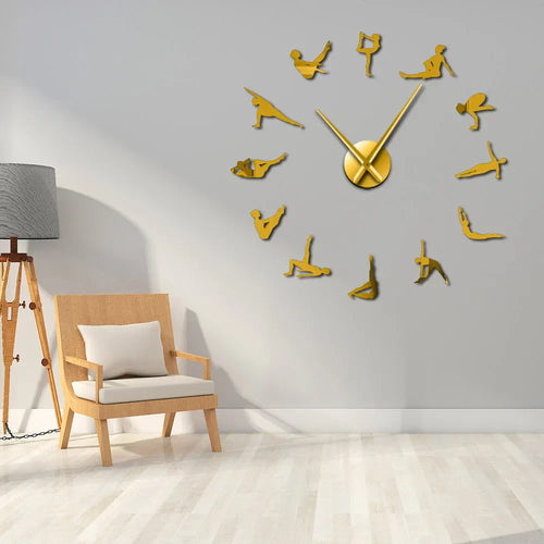LZINA™ | Pilates Poses DIY Wall Clock