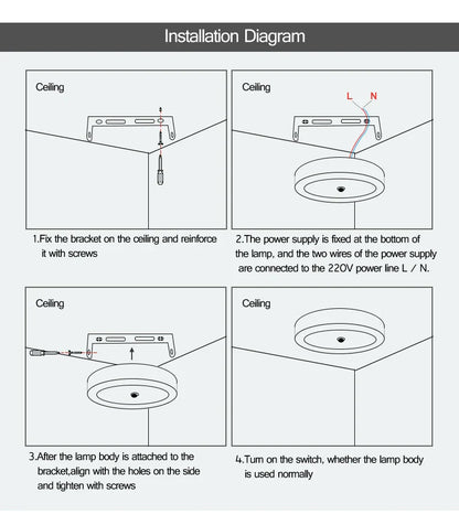 BowLift | Motion Sensor LED Ceiling Lights – Smart Lighting for Your Home