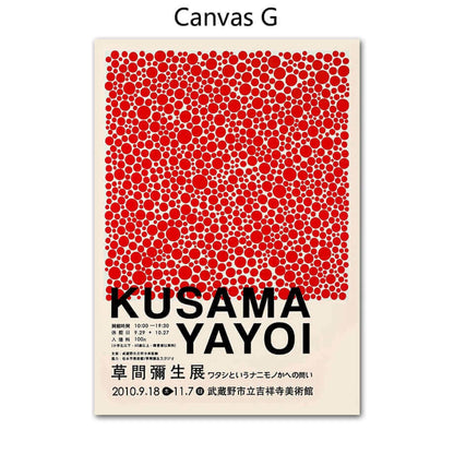 LZINA™ | Yayoi Kusama Abstract Premium Poster