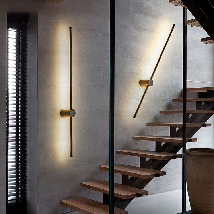BowLift Urban Modern Minimalist LED Linear Wall Sconce — Sleek, Energy-Efficient Ambient Lighting