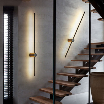 BowLift Urban Modern Minimalist LED Linear Wall Sconce — Sleek, Energy-Efficient Ambient Lighting