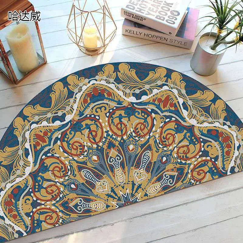 BowLift | Bohemian non-slip semicircular doormat