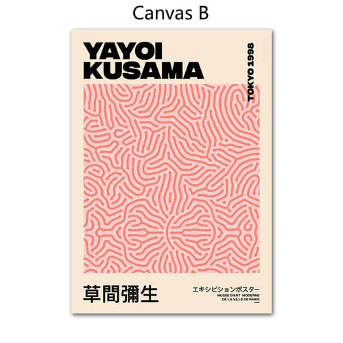 LZINA™ | Yayoi Kusama Abstract Premium Poster