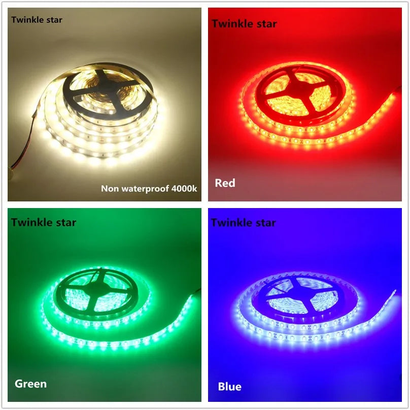 BowLift Waterproof 5m LED Strip Light – Warm & Cool White Dual-Color