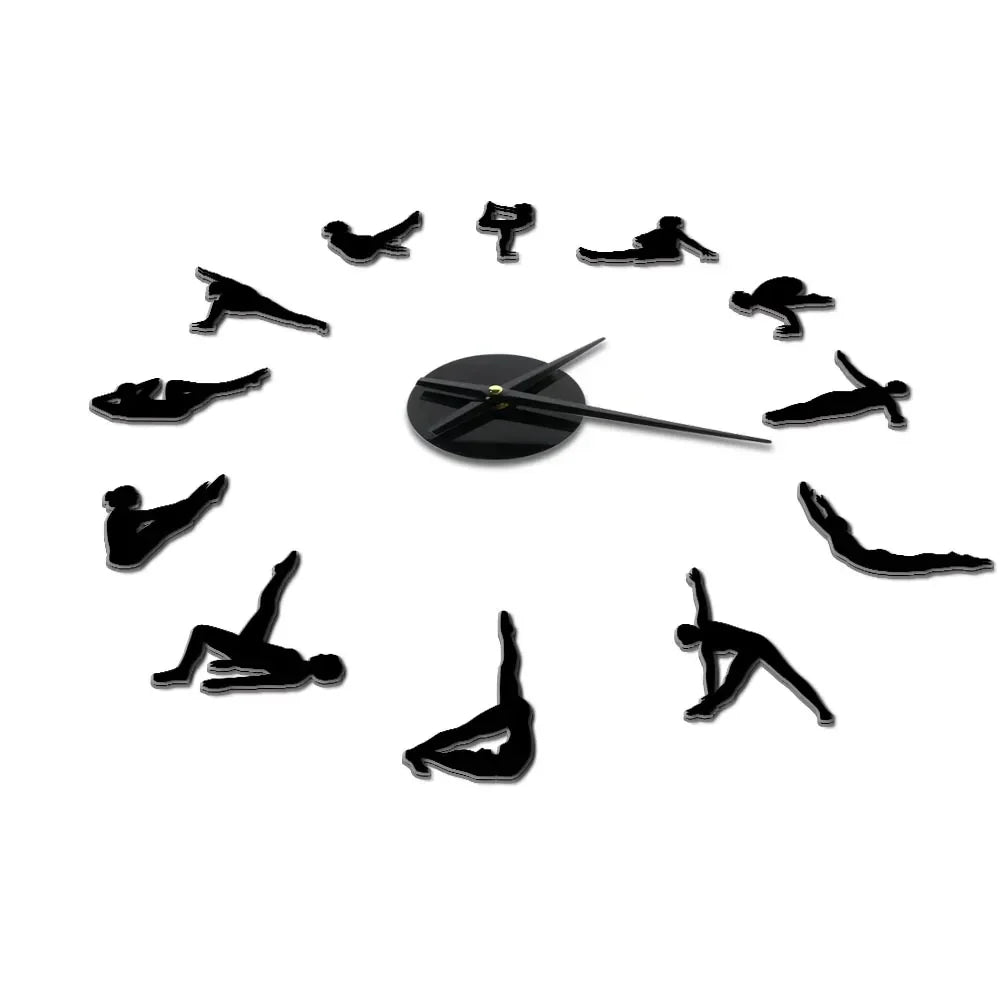 LZINA™ | Pilates Poses DIY Wall Clock