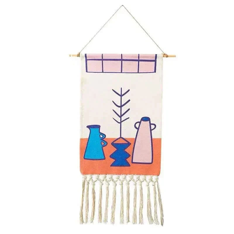 LZINA™ | Macrame Hanging Cotton Rug
