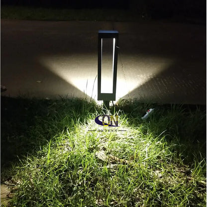 LZINA™ | 15W LED garden light: aluminum post lamp for outdoor courtyard, villa landscape lighting