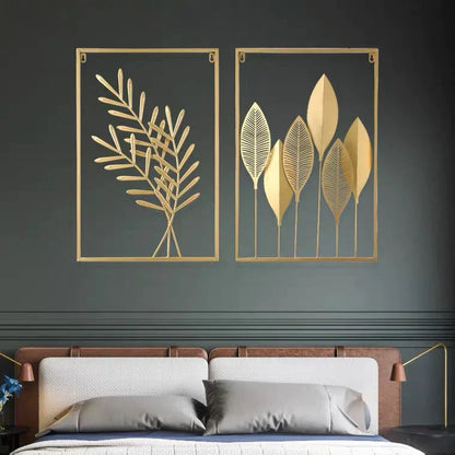 LZINA™ | LuxiLeaf - Golden Wall Decoration