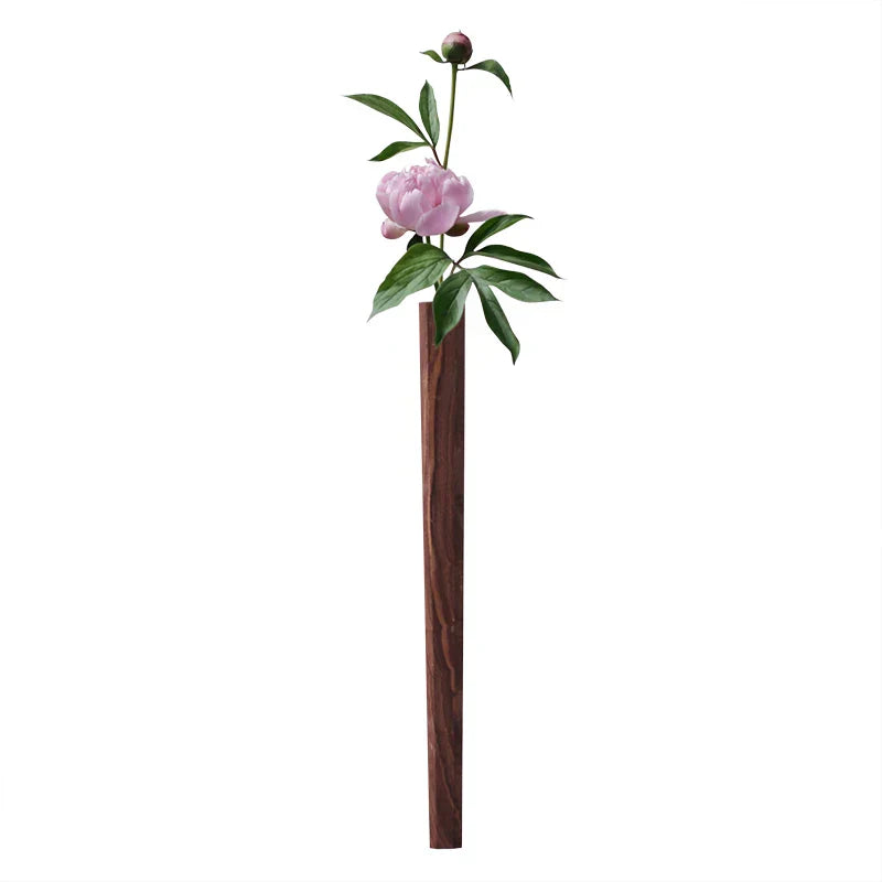 LZINA™ | Handcrafted Solid Wood Wall Vase