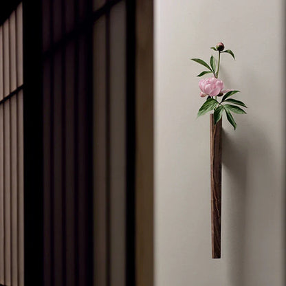 LZINA™ | Handcrafted Solid Wood Wall Vase
