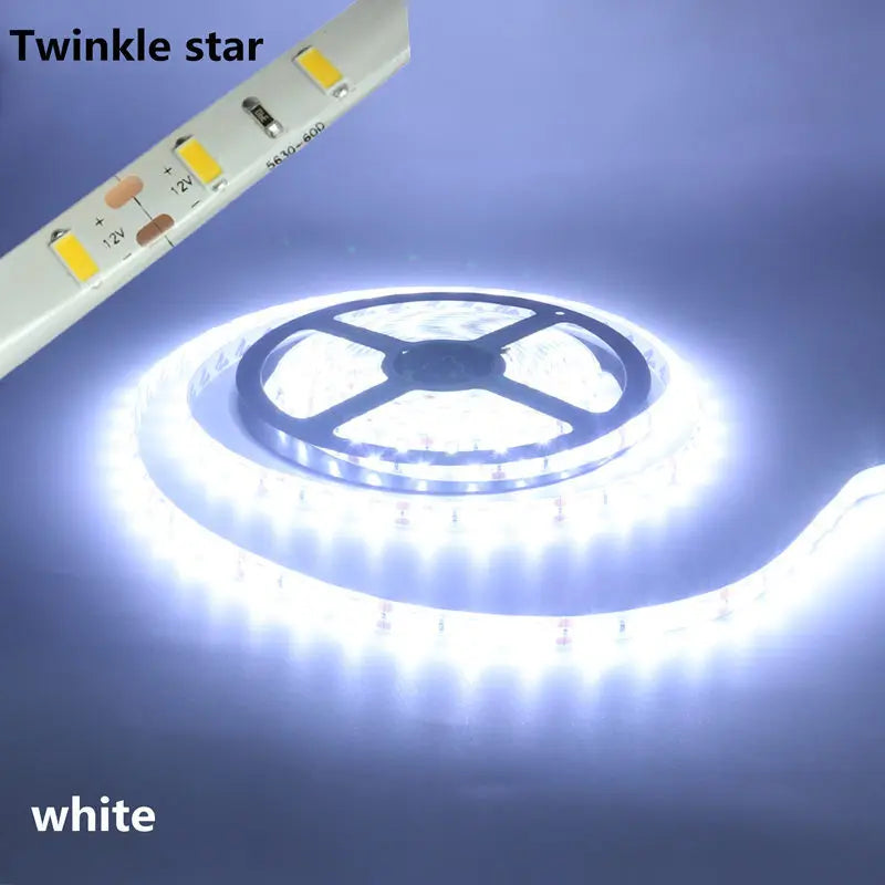 BowLift Waterproof 5m LED Strip Light – Warm & Cool White Dual-Color