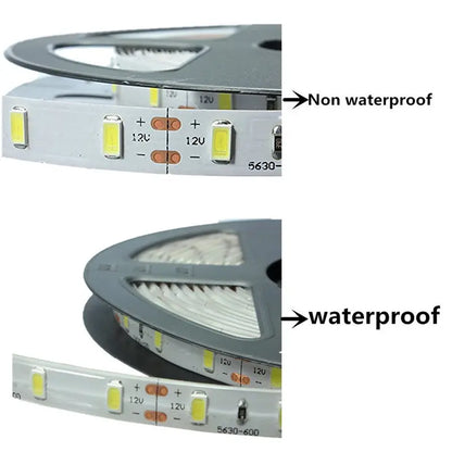 BowLift Waterproof 5m LED Strip Light – Warm & Cool White Dual-Color