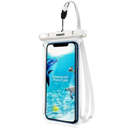 LZINA™ | Waterproof Smartphone Case DryVault | Full View Design | Side Accessible | With Carrying Strap