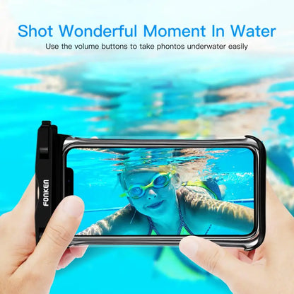 LZINA™ | Waterproof Smartphone Case DryVault | Full View Design | Side Accessible | With Carrying Strap