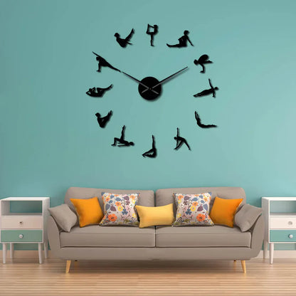 LZINA™ | Pilates Poses DIY Wall Clock