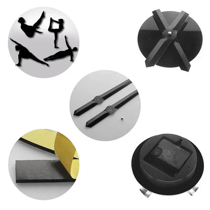 LZINA™ | Pilates Poses DIY Wall Clock