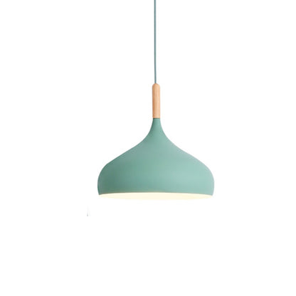 BowLift | Talon - Modern Drop-Shaped Wooden Pendant Light Scandinavian Ceiling Light