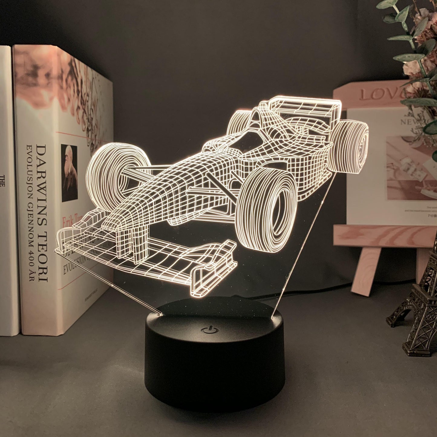 BowLift Formula 1: 3D Illusion Lamp with Color Mode