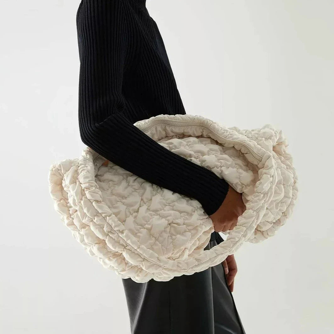 LZINA™ | Cross Quilt X-Large Shoulder Bag