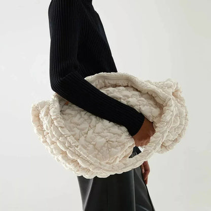 LZINA™ | Cross Quilt X-Large Shoulder Bag