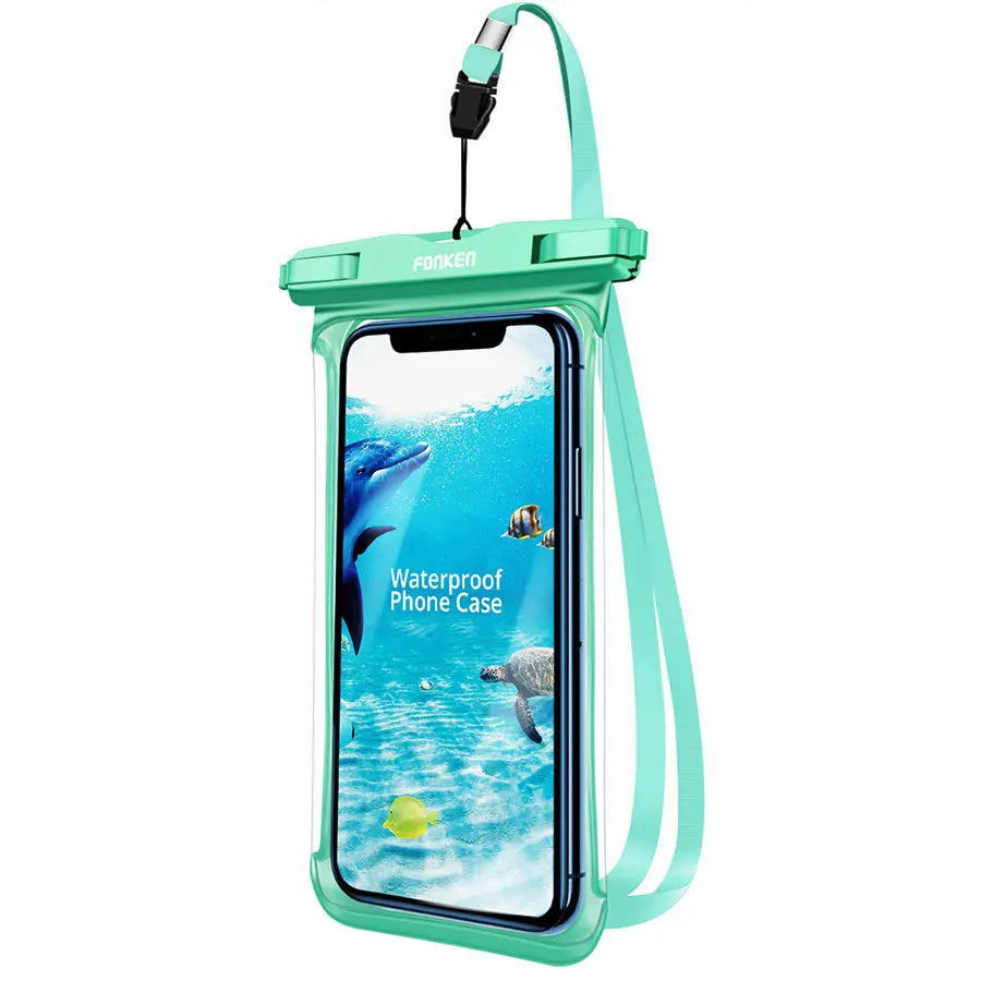 LZINA™ | Waterproof Smartphone Case DryVault | Full View Design | Side Accessible | With Carrying Strap